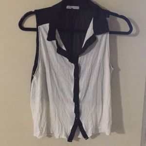 Black and white shirt